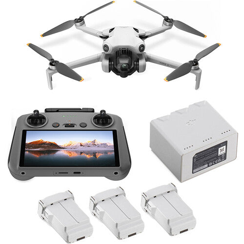 DJI Mini 4 Pro Fly More Combo Drone (DJI RC 2 + 3 Batteries)