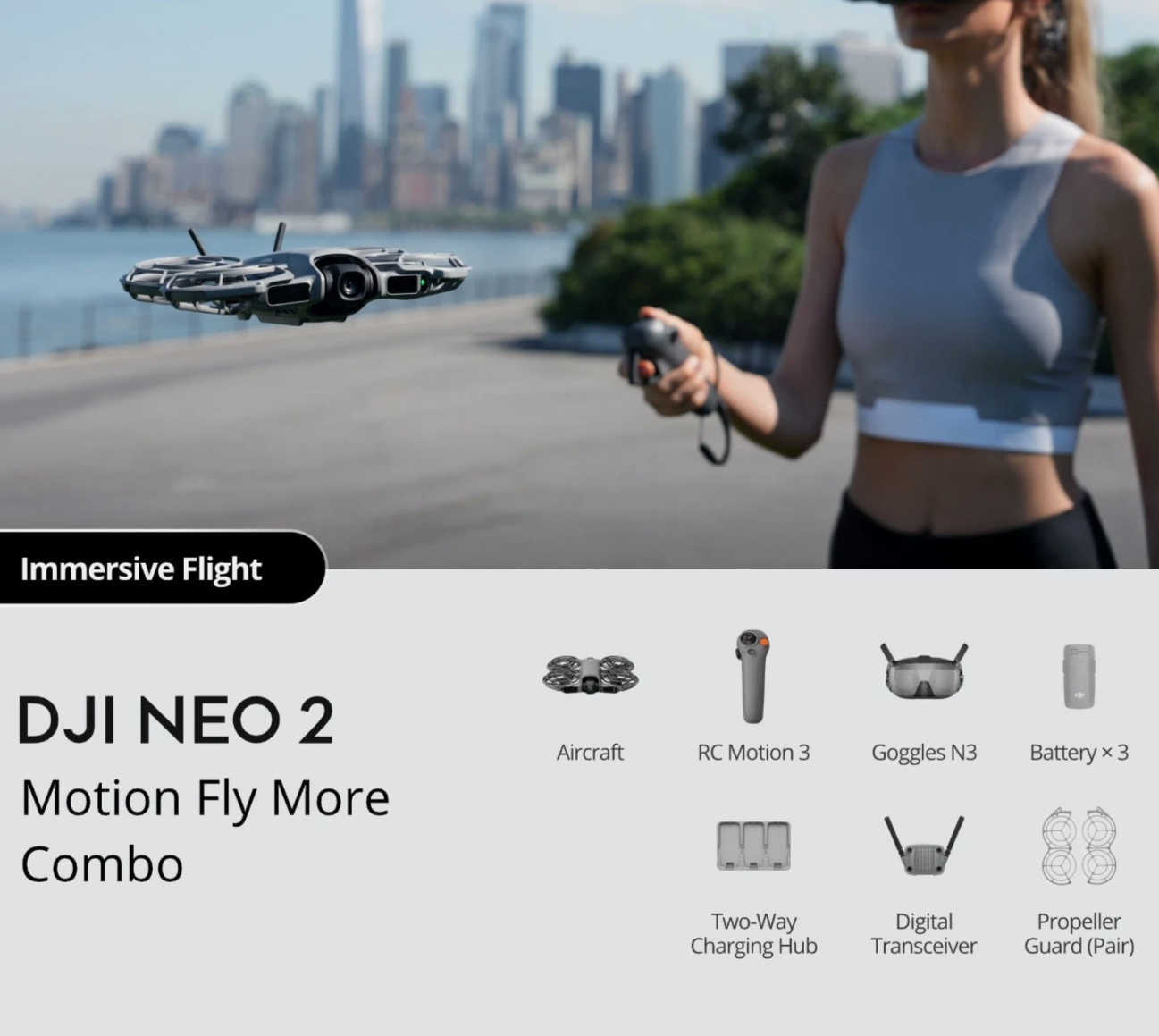 DJI NEO 2 Motion Fly More Combo with Goggles N3 – The Future of 