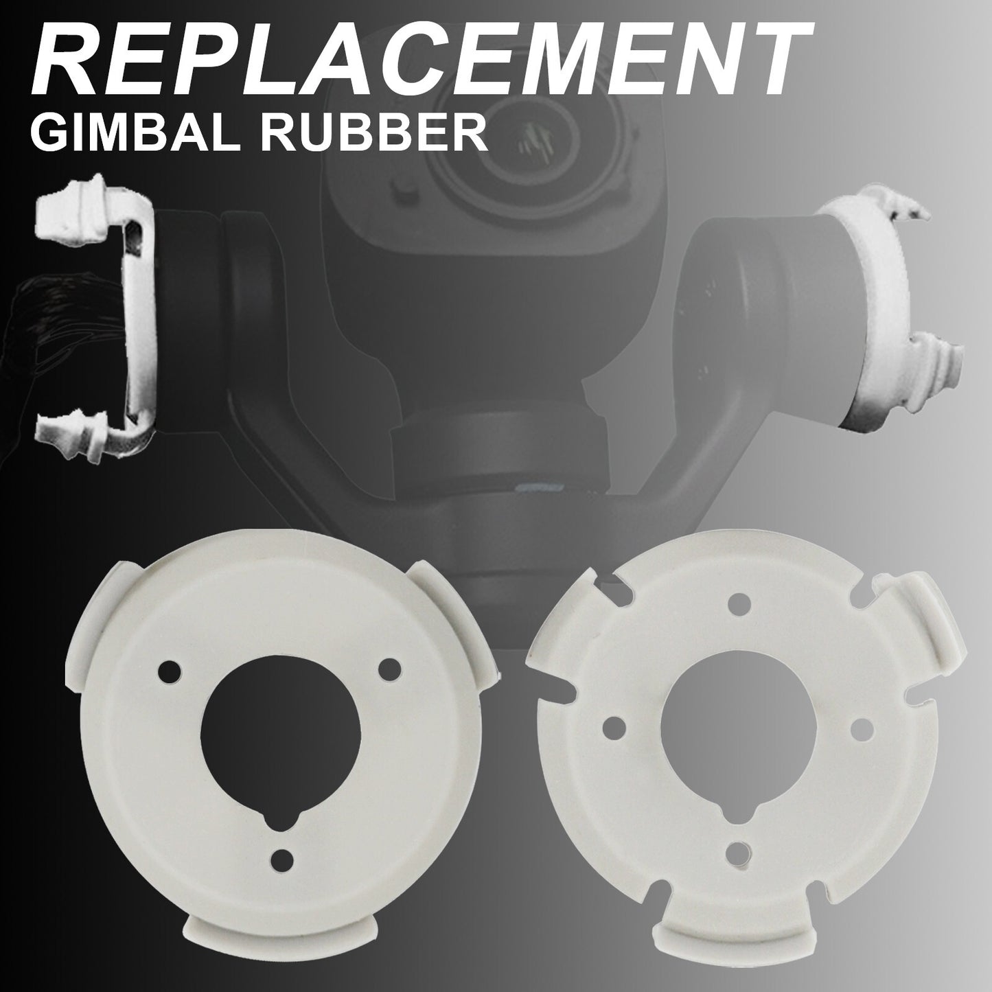 DJI Mavic Mini 4 Pro OEM 1 Pair Gimbal Camera Rubber Damping Shock-absorbing Stabilizers