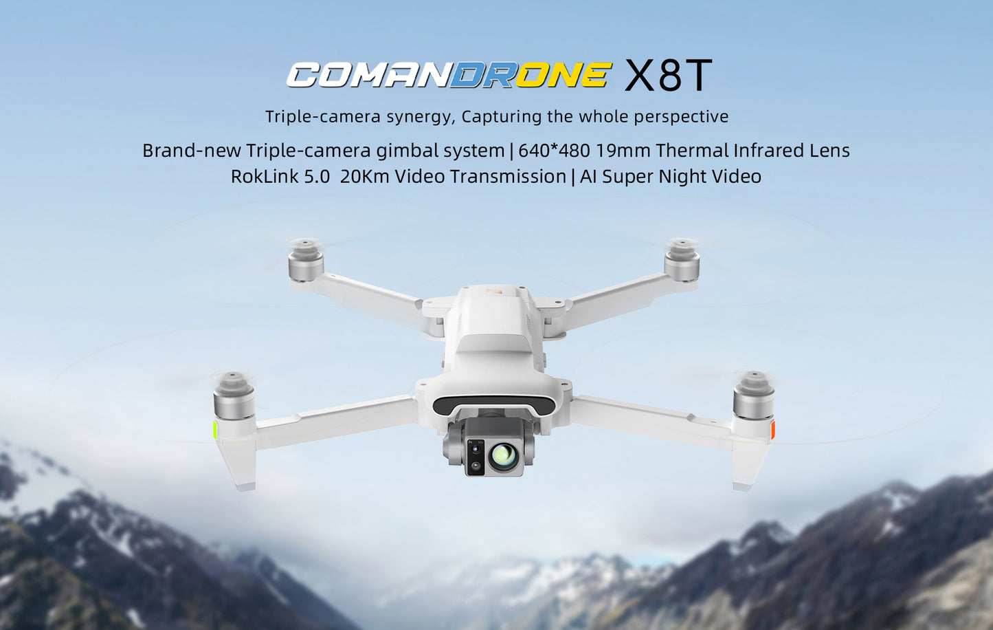 ComanDrone X8T Thermal Drone – See Beyond the Visible