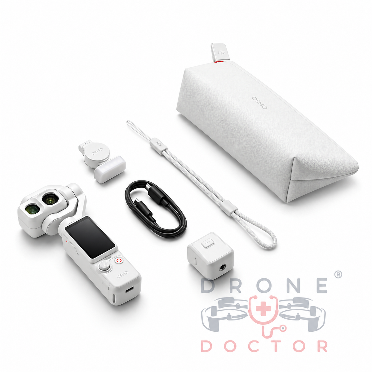 DJI Osmo Pocket 4P – Pearl White 📸 | Standard Edition 🌸 | 🔥 EXCLUSIVE PRE-SALE! 🎀