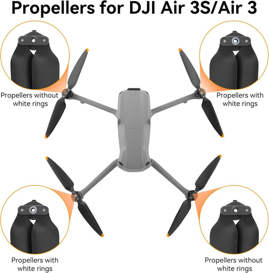 DJI Air 3S Low-Noise OEM Propeller Set (2 PairS 4 Pcs)